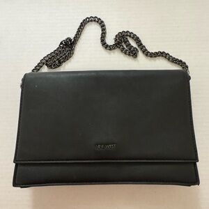 Nine West Black Crossbody Bag with Chain Strap